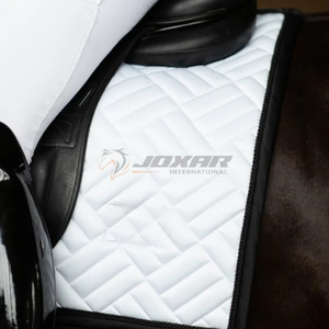 Alfombrilla de sillín ecuestre inglesa elegante, forro suave, estructura transpirable, diseño acolchado duradero, cómodo soporte para caballos - Product Image 5