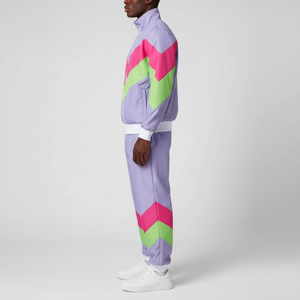 Ensemble de survêtement vintage coupe-vent d'hiver à séchage rapide pour homme, personnalisé, avec fermeture éclair intégrale, tissu léger, streetwear - Product Image 3