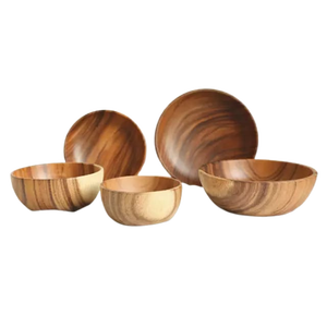 Nouveau Bol de Service Classique en Bois de Mangue Naturel Fait Main INDIA ART PLACE, Taille Personnalisée, Vaisselle Écologique pour la Maison et les Entreprises - Product Image 6