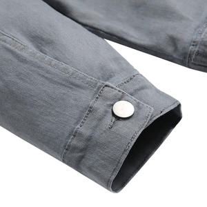 Chaqueta Vaquera de Diseño Moderno 2026 para Hombre, Estilo Urbano, Informal, Lisa, Chaqueta de Invierno Cortavientos, Chaqueta Vaquera Personalizada para Hombre - Product Image 5