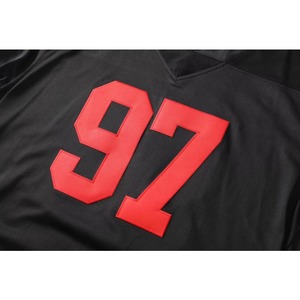 Nouvelle arrivée 2025, maillot de football en polyester 100% de haute qualité, sublimation, couleurs personnalisées, logos, col en V, tissu 180g, annuel - Product Image 6