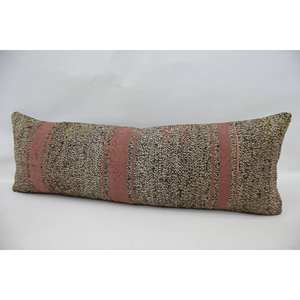 12x36 pulgadas Beige lana Patchwork Kantha almohada tejida esponjosa Vintage bordado patrón lujo rústico comodidad estilo 18x18 tamaño - Product Image 4