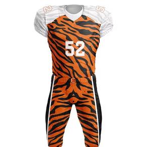 Uniforme de football américain de qualité supérieure Haut respirant de haute qualité Tendance avec manches courtes Prix de gros pour les garçons - Product Image 5