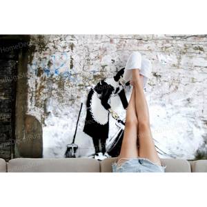 Tapis imprimé graffiti : Art urbain pour les intérieurs modernes, tapis gobelin - Product Image 4
