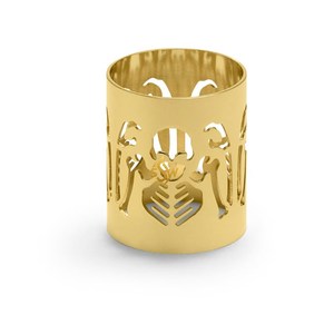 Porte-serviettes de table décoratif couleur or vintage porte-serviettes industriel de conception tendance avec une qualité supérieure à bas prix - Product Image 1