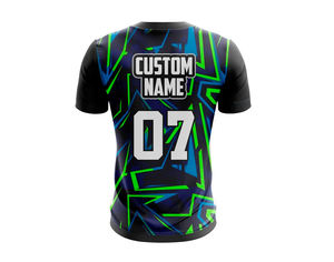 Camiseta de manga corta reversible de alta calidad para hombre Diseño impreso de sublimación transpirable personalizado - Product Image 4