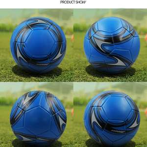 เครื่องเย็บสำหรับการแข่งขันในโรงเรียนลูกฟุตบอลสโมสรขนาด5กลางแจ้งฝึกซ้อมออกกำลังกายเด็กกีฬาสีฟ้า - Product Image 4