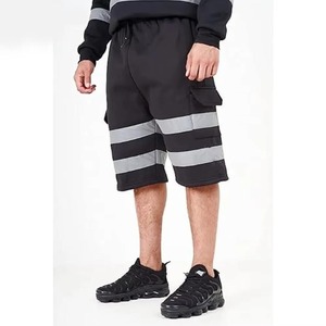 Pantalones Cortos de Seguridad de Alta Visibilidad con Cinta Reflectante para Hombre, Color Personalizado, Certificación CE, Antiarrugas, Resistentes al Viento, Servicio OEM - Product Image 4