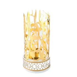 Présentoir de bougies en métal moderne Pièce maîtresse de table élégante pour salon chambre événement célébration décor - Product Image 6