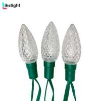 Vente en gros, vente chaude, lumières de sapin de Noël de 62 mm, IP67, DC12V, UCS1903, C9, F8, ampoules LED RGB, lumières de Noël pour décorations de vacances