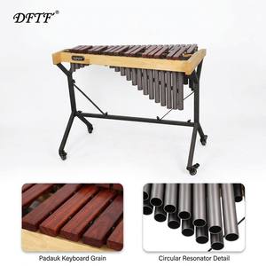 Venta al por mayor y de fábrica: Xilófono clásico DFX-AM37 de madera, 3 octavas, ergonómico, resistente, ajustable, plegable, hecho a mano, con mazos duros para música. - Product Image 2