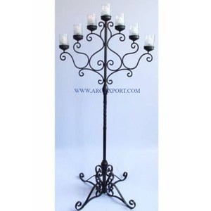 Ensemble De 2 Candélabres De Luxe En Aluminium Doré Décoration De Table Vintage Nouvelle Arrivée Candélabres De Table Éclaircissants Pour La Vente Chaude - Product Image 6