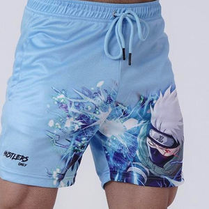 Pantalones Cortos Deportivos de Malla Sublimados Personalizados para Hombre y Mujer, de Doble Capa, Transpirables y de Secado Rápido - Product Image 5