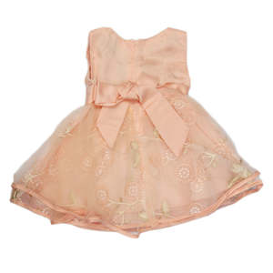 Vestido Elegante para Niñas Color Durazno - Product Image 3