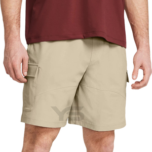 Short en coton à carreaux léger décontracté de haute qualité pour hommes respirant taille élastique longueur au genou Ripstop Stretch durable court - Product Image 5