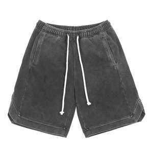 Conjunto de 2 Piezas de Camiseta y Pantalones Cortos Deportivos de Secado Rápido, Transpirables, Lavados al Ácido, de Alta Calidad, 240 Gramos, Verano, Casual, Manga Corta, Personalizado para Hombre - Product Image 5