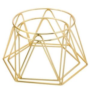 Juego de 2 soportes para pizza de hierro y acero, forma redonda, diseño moderno, perfecto para servir postres en bodas, fiestas y restaurantes - Product Image 4