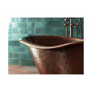 Bañera de cobre sólido de nuevo diseño, bañera de cobre de calidad de exportación, redonda, fabricada en India con bañera de cobre de alta calidad - Product Image 6