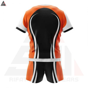 Uniforme de Rugby al por Mayor OEM, Diseño Personalizado, Impresión Digital, Manga Corta, Unisex, Colores Personalizados, Secado Rápido, Transpirable - Product Image 4