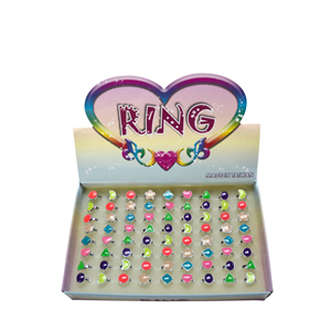 Widely Loved by <b>kids</b> Glow-in-the-dark Toy <b>Rings</b>, Luminous Plastic <b>Rings</b> - Product Image 1