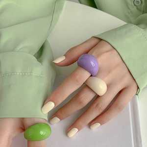 แหวนเรซินเครื่องประดับแฟชั่นจากอินเดียทำด้วยมือสำหรับผู้หญิงและเด็กผู้หญิงดูคลาสสิก - Product Image 3