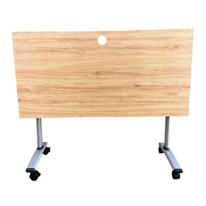 HBMS009 Minimalist Design <b>Foldable</b> Wooden Plywood <b>Table</b> with Wheels Easy-GO <b>Foldable</b> Office/<b>Garden</b>/Indoor/Outdoor Furniture - Product Image 2