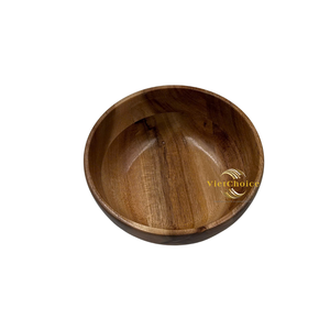 Tazón de Madera con Logotipo Personalizado OEM, Vajilla Natural para Marcas de Marca Privada - Product Image 4