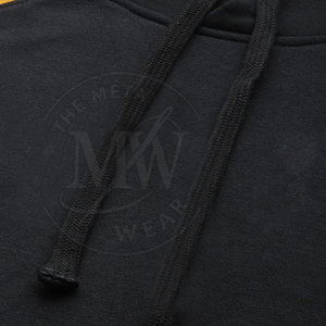 Custom Logo Men's Warm Winter Pullover Hoodie <b>Thick</b> <b>Fleece</b> Lining Basics Cotton Blended Hoodies - Product Image 6