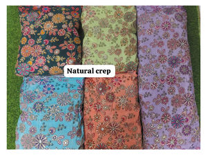 Tela Crepé No Tejida de Alta Calidad Premium al por Mayor para Prendas de Vestir para Bodas y Accesorios - Encaje Miel (Niños) - Product Image 2