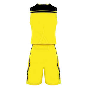 ชุดบาสเก็ตบอลผู้ชาย วัสดุทนทาน ระบายอากาศได้ดี รับสกรีนโลโก้/สี ชุดกีฬาแขนกุด คุณภาพสูง ขนาดสั่งตัดได้ - Product Image 4