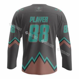 Maillot de hockey sur glace personnalisé nouveau design à bas prix maillot de hockey sur glace par sublimation avec logo et design personnalisés service OEM - Product Image 2