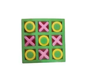 Planche Tic Tac Toe en résine personnalisable Cadeau de Noël pour enfants Jeu de table amusant pour la famille et les amis - Product Image 1