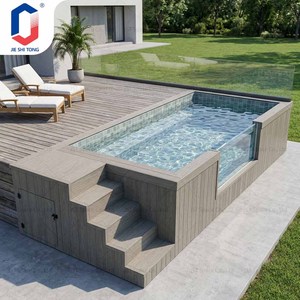 Piscine commerciale hors sol en fibre de verre pour hôtel, complexe hôtelier, spa, système de piscine extérieur pour jardin - Product Image 5