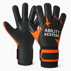 Gants de gardien de but de football personnalisables, de haute qualité, imperméables, avec sangle de poignet réglable - Product Image 5