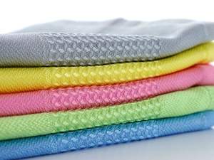 Chiffons en verre décoratifs de haute qualité, chiffons de nettoyage pour vitres de qualité supérieure, rose, 200 g/m², 42x68 - Product Image 3