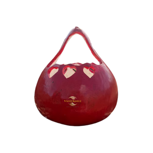 Cesta de calabaza ecológica y sostenible hecha a mano con calabaza natural para decoración y organización del hogar - Product Image 5