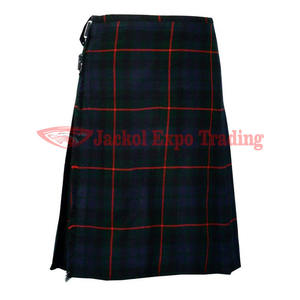 Highland Traditionnel Gunn Tartan 8 Yard Kilt sur mesure pour homme Kilts Tartan écossais faits à la main - Product Image 4