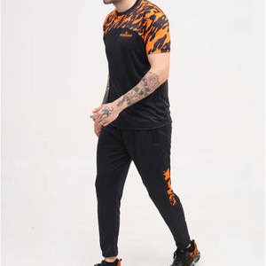 Ensemble de survêtement d'été à coupe décontractée avec un design confortable pour un usage quotidien Survêtement d'été deux pièces avec tissu à séchage rapide - Product Image 3