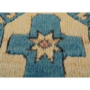 Tapis en laine noué à la main Nuray Blue, motif géométrique, tapis rectangulaire pour couloir, décoration de salon, taille 9x12 pouces - Product Image 3