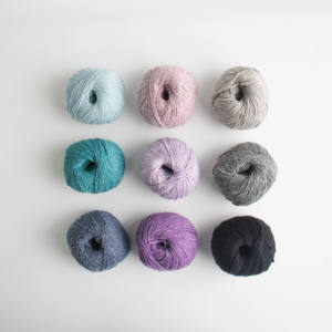 Hilo YARNA Arue (50g) Premium Suave Teñido Melange para Tejido Creativo, Manualidades, Historias de Color, Hilo Salpicado Divertido, Hilo Chic Colorido - Product Image 2