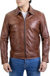 Chaqueta de cuero para hombre - Product Image 2
