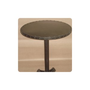 Table à manger en bois vieilli moderne et personnalisée directement fournie avec des meubles en fonte vintage pour le salon et les restaurants - Product Image 1