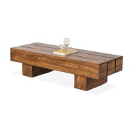 Fabricant fiable de meubles en métal et en bois de qualité supérieure avec personnalisation à bas prix Table basse taille 50x120x32cm