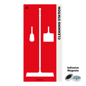 Stazione di pulizia Magnetica M, Rossa, 90cm x 180cm - RS-MA-M-01 - Product Image 1
