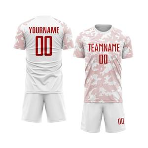 Uniforme de football d'été personnalisé par sublimation - Short respirant léger à séchage rapide imprimé 100% polyester, vente en gros directe usine - Product Image 6