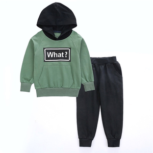 Conjuntos de Ropa Casual de Algodón 100% para Niños, Otoño, Trajes Deportivos Personalizados para Niños - Product Image 4