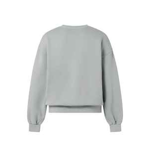 Sudaderas de Cuello Redondo 100% Algodón Gris Jaspeado, Lisas, Extra Grandes, con Logotipo Personalizado, Fabricante de Sudaderas de Felpa Francesa Gruesa - Product Image 3