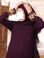 Yeni Tasarım Tesettür Kapalı Abaya Müslüman Elbisesi Kışlık Düz Renk Kemerli Cepli Dubai Kadınlar İçin Nefes Alabilen Türk Polyester Anti-Statik