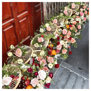 Panier de pique-nique en bambou, boîte en bambou robuste pour l'affichage en magasin, l'emballage cadeau et le rangement de l'ensemble de pique-nique, source Vietnam - Product Image 4