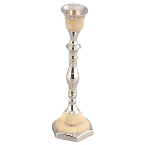 Shiny Gold Finished Aluminium Taper <b>Candle</b> <b>Holder</b> Metal <b>Candle</b> <b>Holders</b> And <b>Lanterns</b> Engraving For Lighting Decoration - Product Image 1